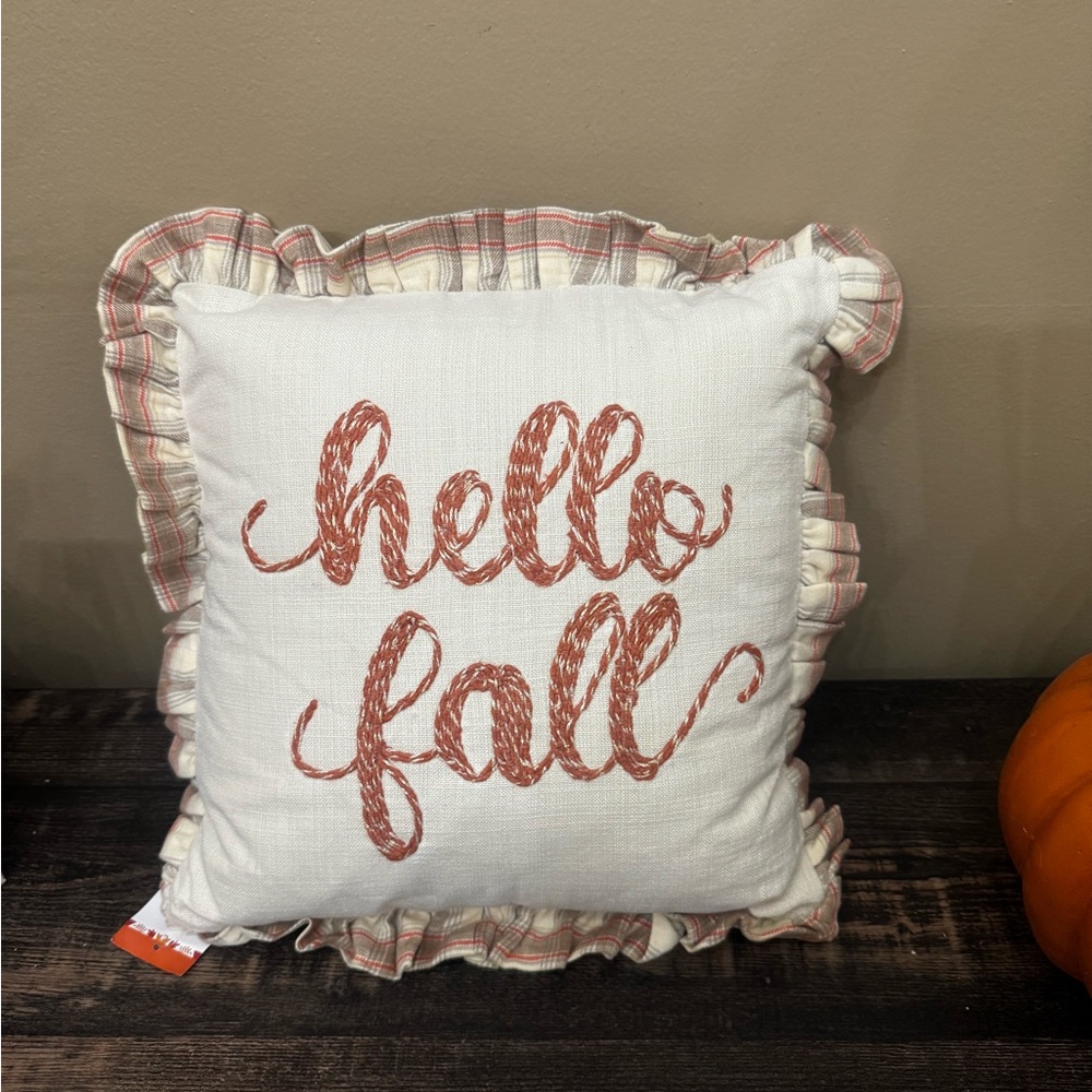 Hello Fall Decorative Pillow -
